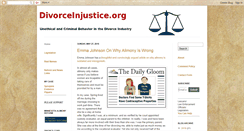 Desktop Screenshot of divorceinjustice.org